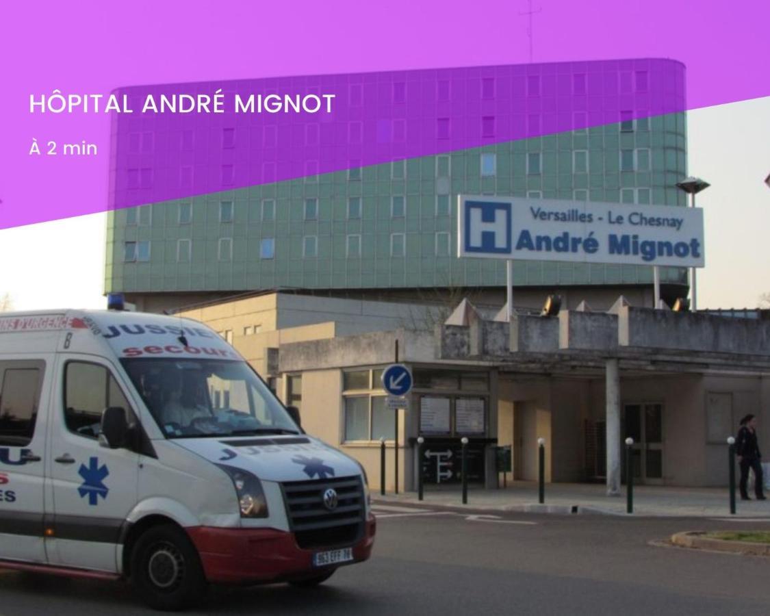 Le cocon des couples tout proche Versailles - en face de l'Hôpital Mignot Le Chesnay (Yvelines) Exterior foto